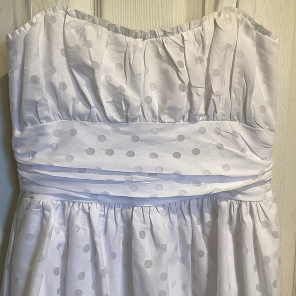 ARDEN B Feminine Strapless White Dress, Size M - Picture 2 of 11